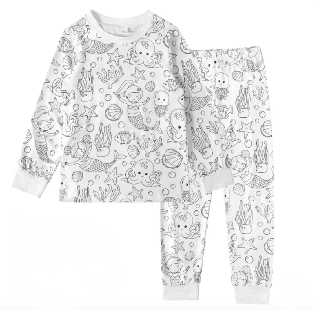 BabyLiora Coloring Pajamas