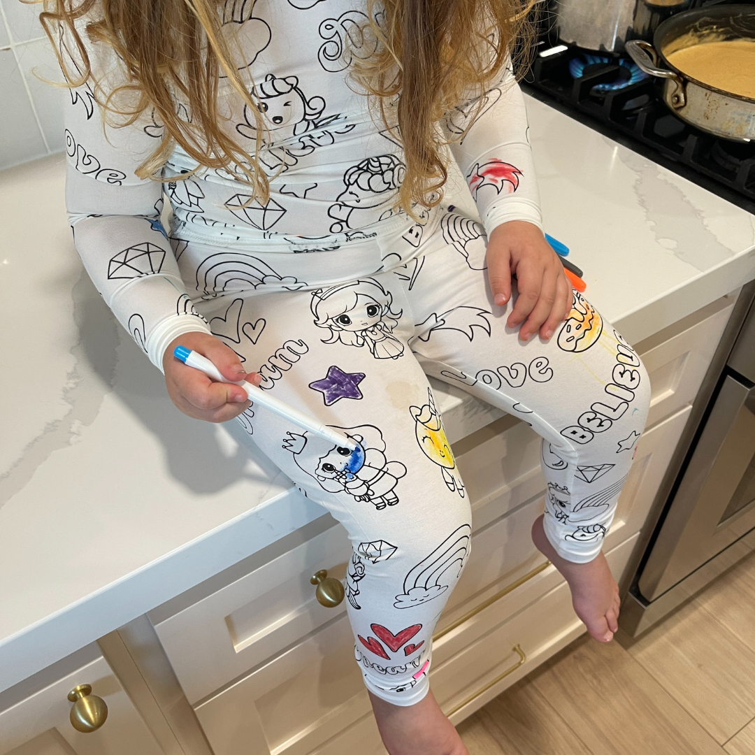 BabyLiora Coloring Pajamas
