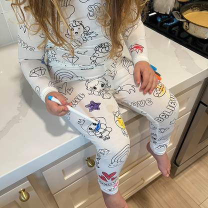 BabyLiora Coloring Pajamas