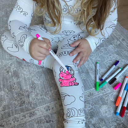 BabyLiora Coloring Pajamas
